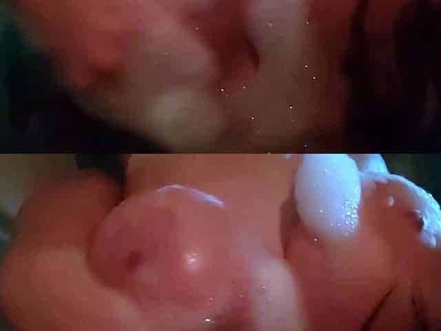 Natural redhead with real big boobs Scarlette masturbates