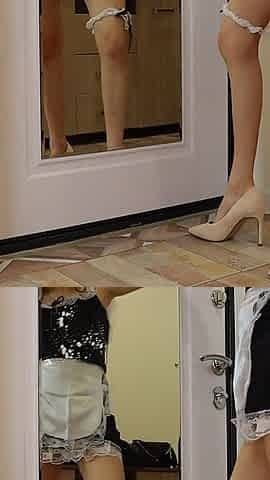Cleaning and Fuck Pussy with Dildo