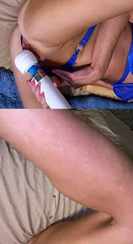 Close up solo beauty toying ass