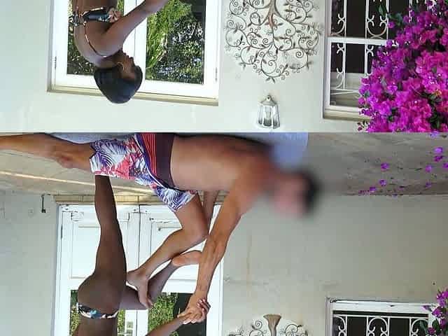 I helped this EBONY with her flexibility