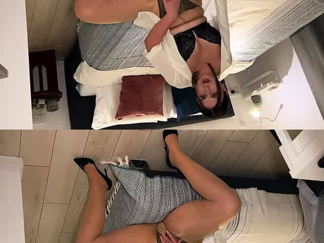Maitresse Madelines solo foot fetish POV
