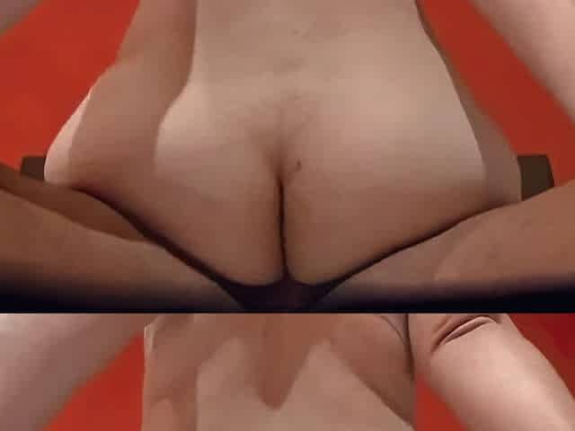 POV close-up When the schlong goes into my twat