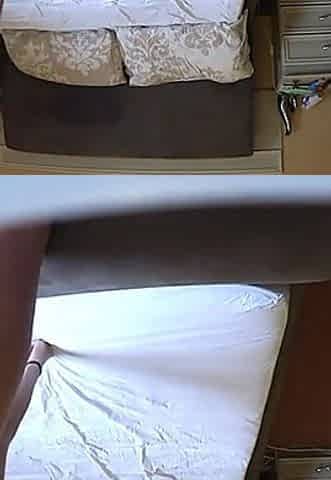 Bed Making in a Chastity Belt