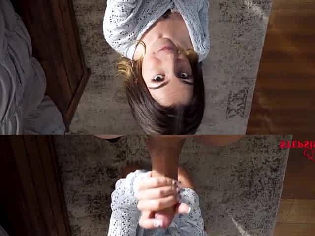 Stepsis Enjoying Hard Cock Lesson in her Soaked Twat from Large Rod Stepbro