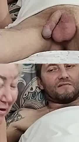 Mother-in-law Gives a Deep Blowjob and Swallows Cum