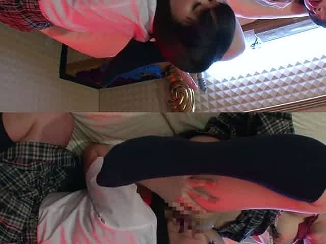 Real college teens lesbian toying oral