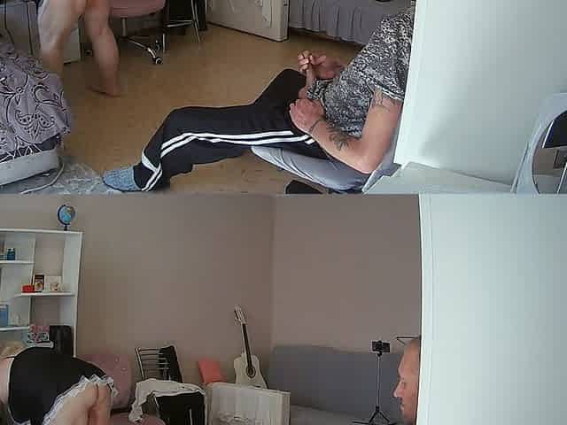 She Cleaned the Apartment and Got a Dick in Her Pussy as a Reward