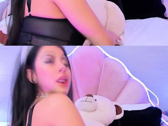Horny Latina Pleasures Herself in Her Room
