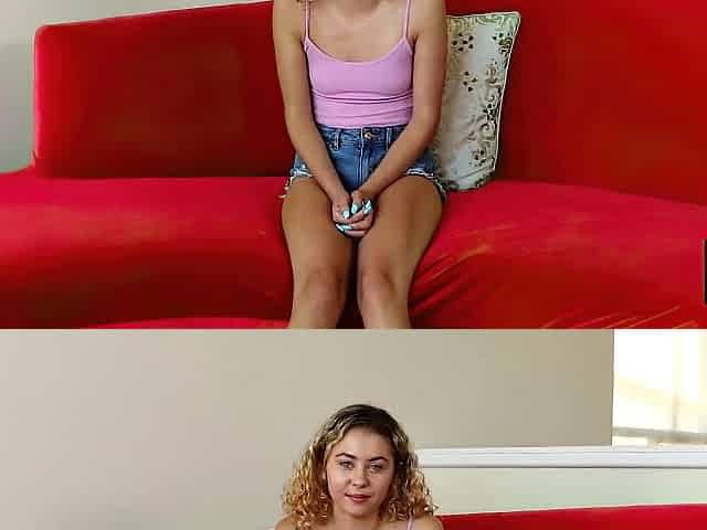 nineteen-Years-Old Blond Allie Addison Foot Jobs Him! Hawt Feet Babe!
