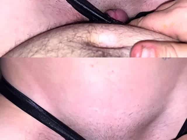 Cum in skinny girls panties