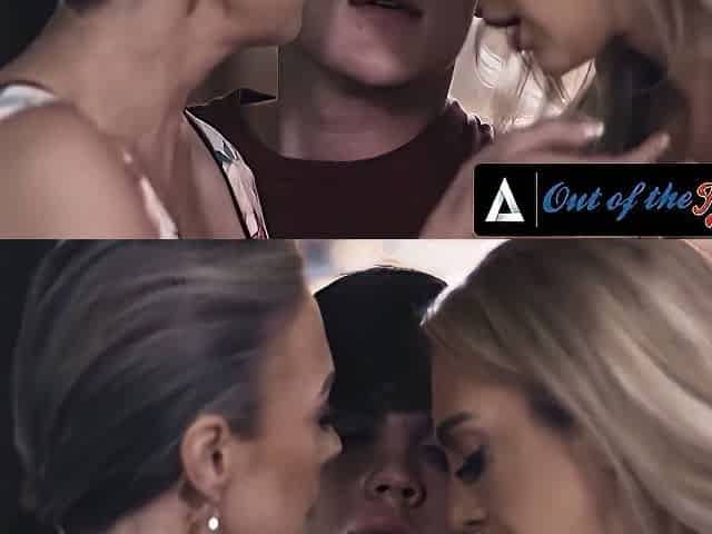 Horny Milf Has Threesome With Her Step
