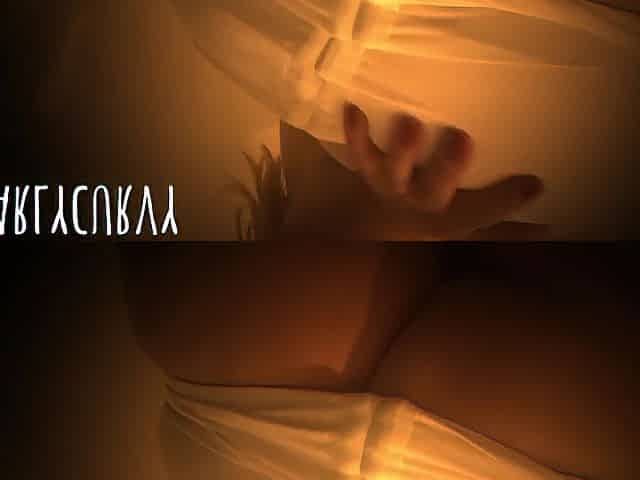 Carlycurvy in a short taut white petticoat and ebony g string ass tease
