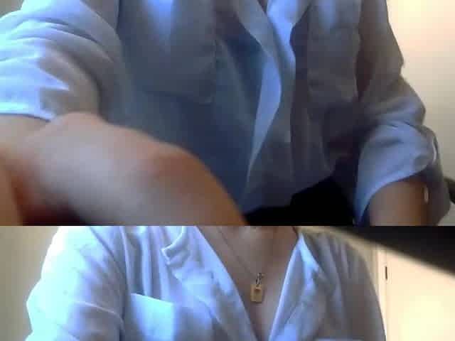 Fingering vagina and licking the fingers wicked secretary masturbation during the time that should be working