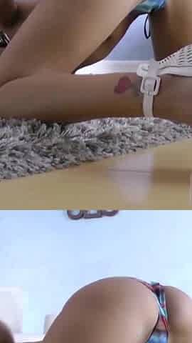 Perfect girl gets her thick cock