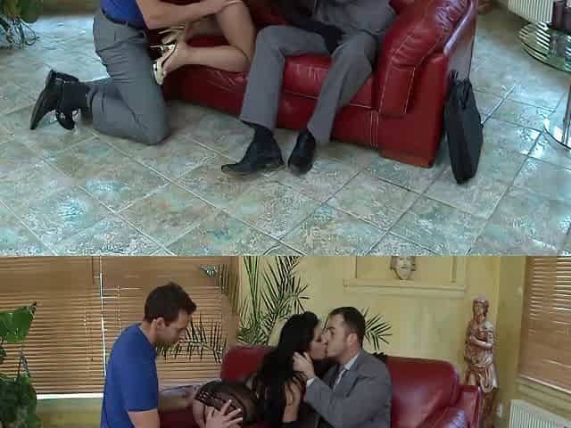 He Drills Her Pussy From Missionary Position Too And Before Its Over With Her Ass In The Air
