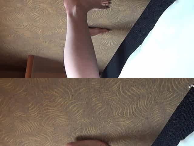Alice Spreads Wide and Plays with Her Long Haired and Unshaved Vagina