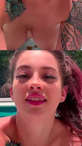 Busty Babe Maddy May Gets Fucked Poolside by Big Dick Jmac