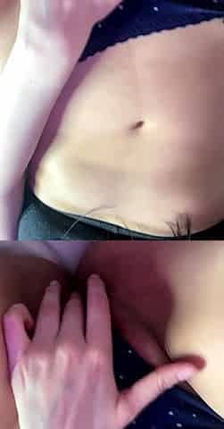 Amateur hottie solo masturbation