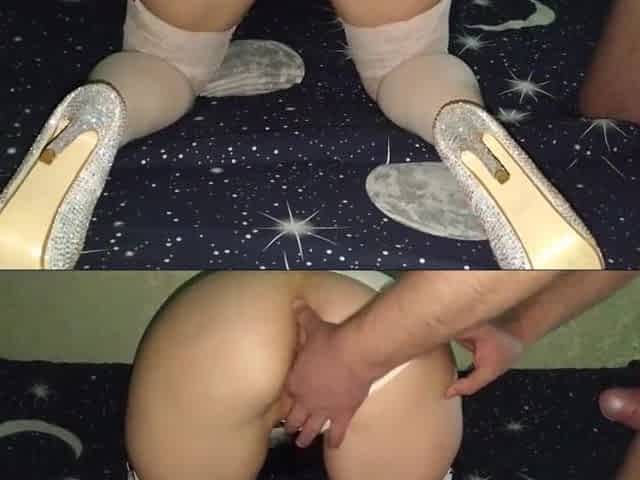 Mom Gets Her Butt Full of Cum - Large Booty mother I'd like to fuck Drilled in One as well as the other Holes
