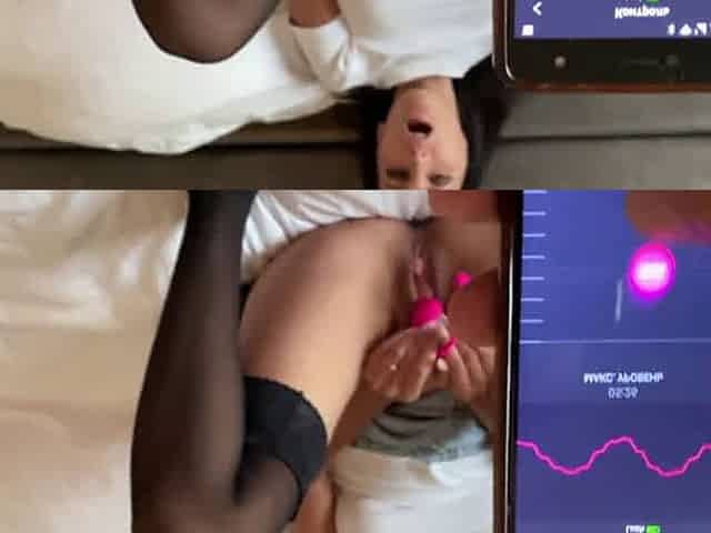 Orgasm Controlled by Remote Lovense Lush