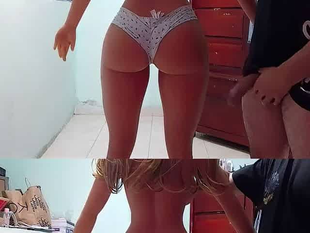 Playing with my stepmother's pretty body, this babe has a ideal body, this babe can't live out of me