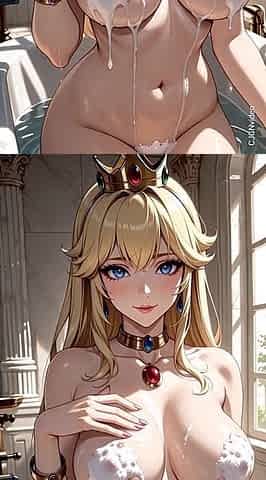 100. Princess Peach Take a Bath (ai Animation)