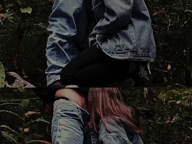 First outdoor public sex in the mountains. Do you want