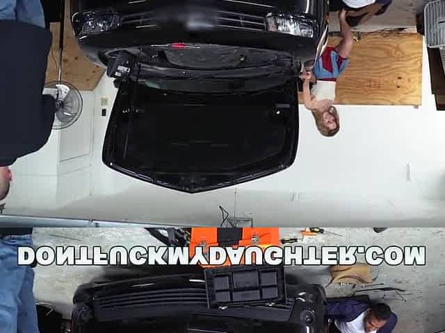 18yo Teen Lilly Ford Screws Dad's Mechanic Ally (dfmd15754)