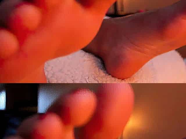 her flawless feet and soles