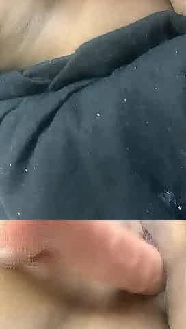 Large sex toy in Black cunt