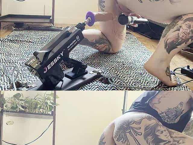 FTM w/ Large Moist Butt, Chubby Vagina & Screwing Machine, Tomboy, Butch, Dyke, Hunk Cunt