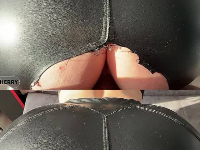 With Such a Perfect Ass, You Won't Last a Minute! Big Ass in Leather Leggings