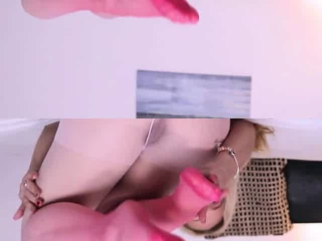 Deep drilling of curvy cougar from Poland on her first video