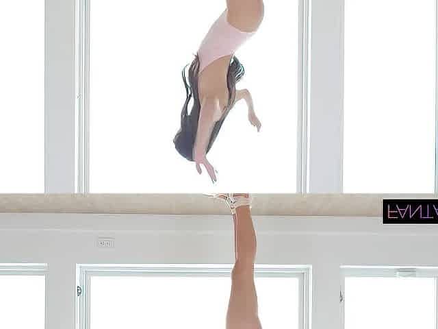 Ballerina Rides Hard Dong For Training