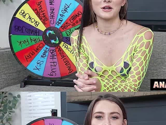 Anal Bitch Uses The Wheel Of Anal To Watch What Will Stretch Her Dark hole