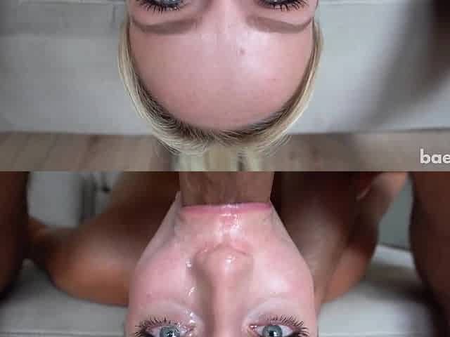 Use My Throat Like A Pussy - Upside Down Deepthroat - baebaezoe