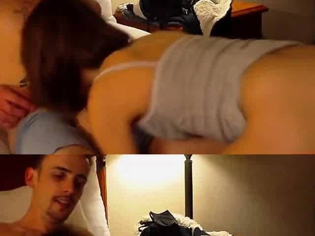 Young Couple's Homemade Doggy-Style Fun