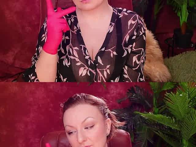 ASMR with medical gloves: I'm your BOSS.