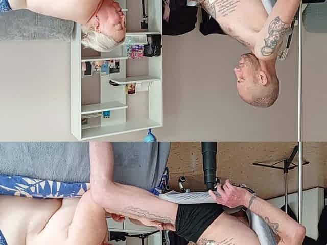 Blowjob and Hot Thick Cum in Neighbor's Mouth