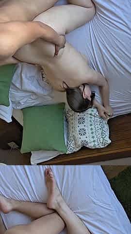 Doggy Fucking with Cumming on Butt Part of Morning Lazy Sex!