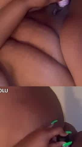 Leg up Pounding My Pussy with Big Dildo