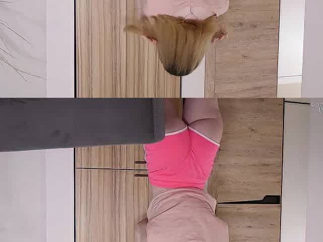 Bawdy Blond Coed With Large Tits Kami Does Hawt Masturbating Solo!