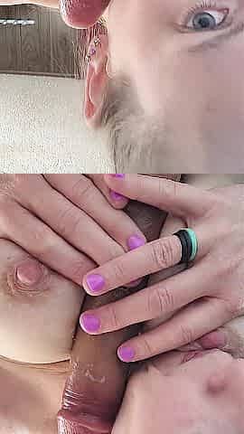 Got Milk? Milking My Bazookas For U Whilst Sucking On A Monster Penis