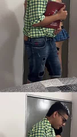 I Invite My Nerd Friend Over to My House to Do Chores, but I Get Horny Watching Him and Wonder if He's Fucked