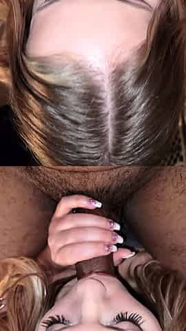 Sexy amateur blonde blowjob amp cumshot HD