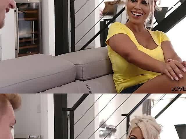 Bridgette B. gets her hawt feet soaked for her brother-in-law