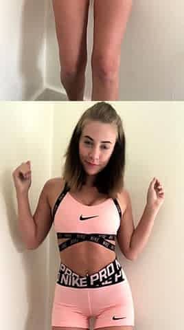 Amateur teen porsha solo action