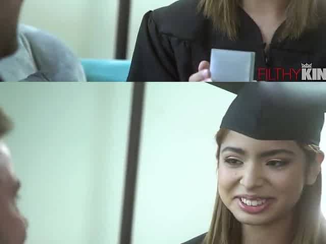 Step- Graduates To 1st Big Cock With Hazel Heart