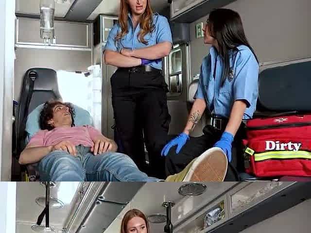 The Hospitals Are Busy.. But.. We Have A Cure For Your Persistent Boner - Skylar Snow, Alexa Chains, Nick Strokes