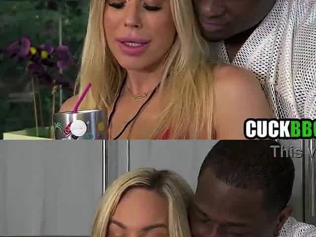 Cuckold Husband Watch Wife & Teen Cheerleader In Interracial Foursome